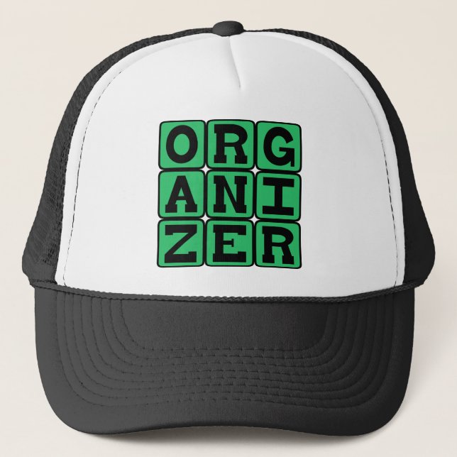 Organiser, Ringleader Trucker Hat (Front)