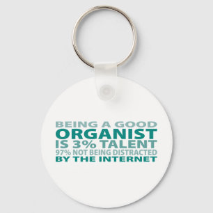 Organist 3% Talent Key Ring
