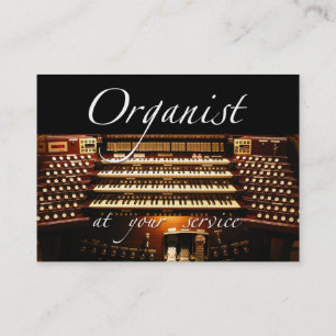 Organist at your service business card #4
