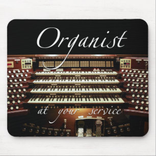 Organist at your service Mousepad