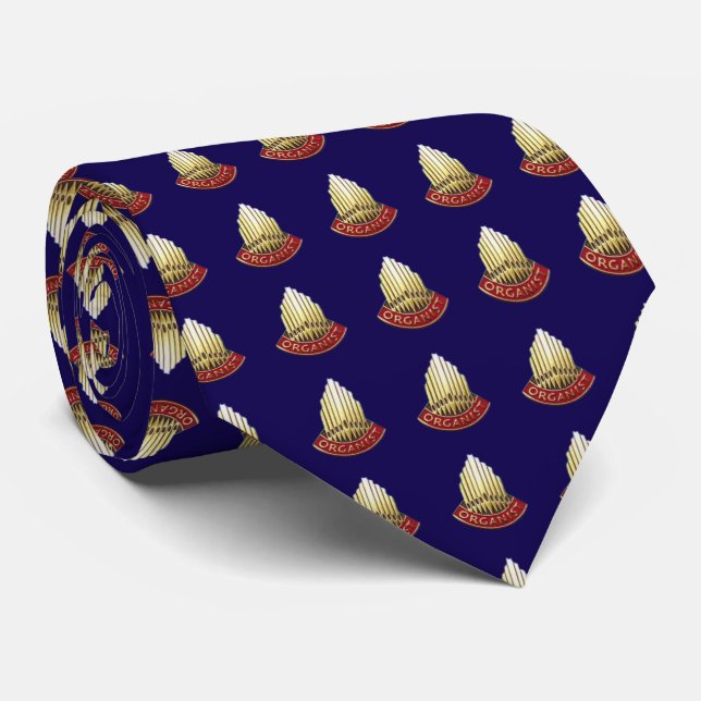 Organist Dark Blue Tie (Rolled)