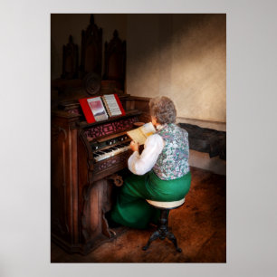 Organist - The lord is my shepherd Poster