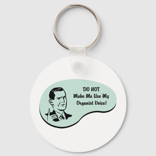 Organist Voice Key Ring (Front)
