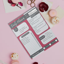 Organize with Style | Bold Tear-Away Planner