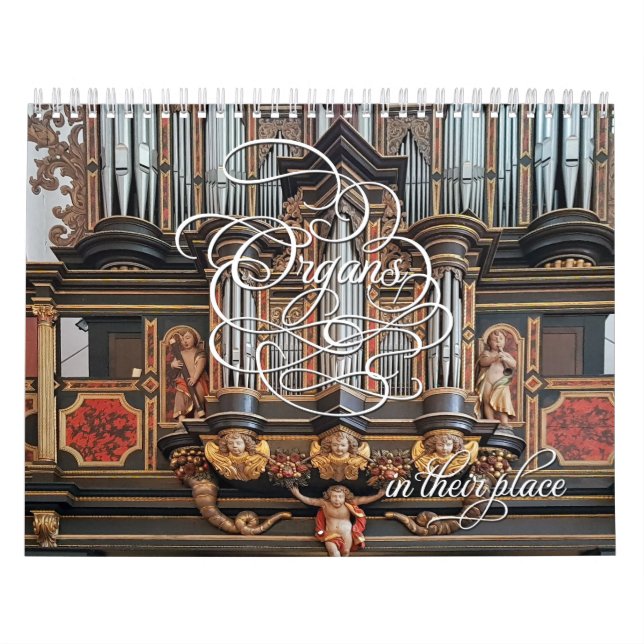 Organs in their place - horizontal calendar (Cover)