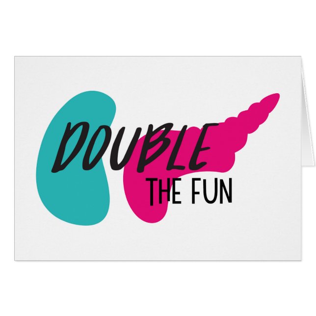 Organs SPK | Double The Fun Greeting Card (Front Horizontal)