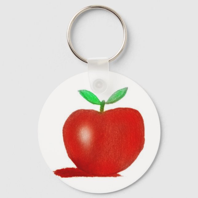 orginal drawing apple key ring (Front)