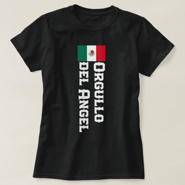 Orgullo Del Angel Last Name Mexican Shirt For Men  (Design Front)