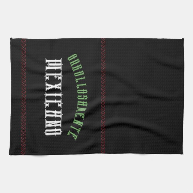 Orgullosamente Mexicano Kitchen Towel Decor Set (Horizontal)