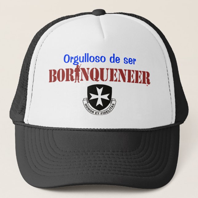 Orgulloso de ser Borinqueneer Hat (Front)