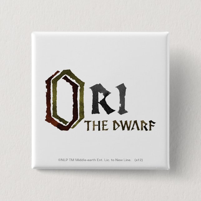 Ori Name 15 Cm Square Badge (Front)