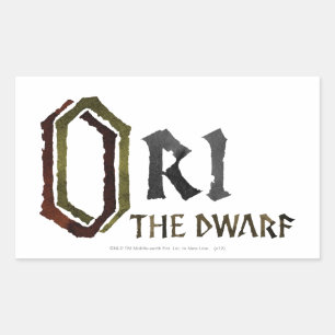 Ori Name Rectangular Sticker