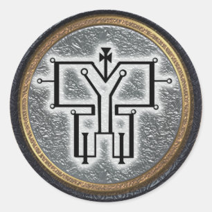 orias classic round sticker