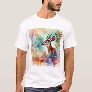 Oribi in watercolor 170724AREF144 - Watercolor T-Shirt