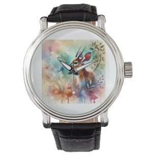 Oribi in watercolor 170724AREF144 - Watercolor Watch