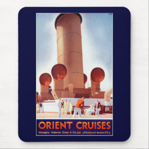 Orient Cruises Big Funnel Mouse Pad