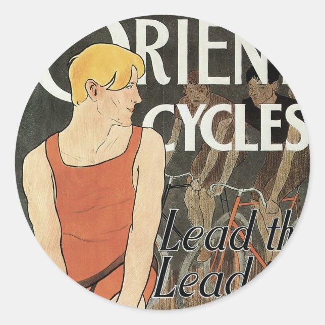 Orient Cycles Classic Round Sticker (Front)