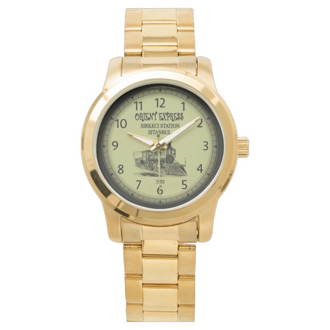  Orient Express Gare de l'Est Train Station Paris  Watch (Front)