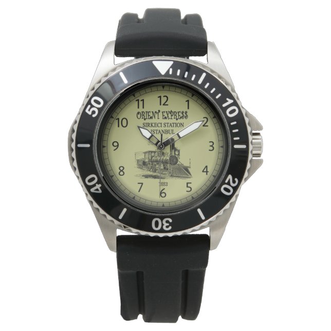  Orient Express Gare de l'Est Train Station Paris  Watch (Front)