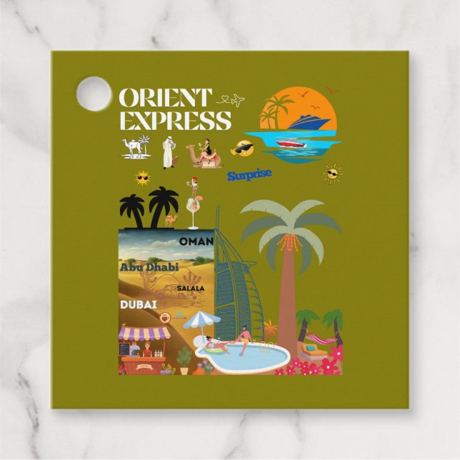 ORIENT EXPRESS GIFT TAG (Front)
