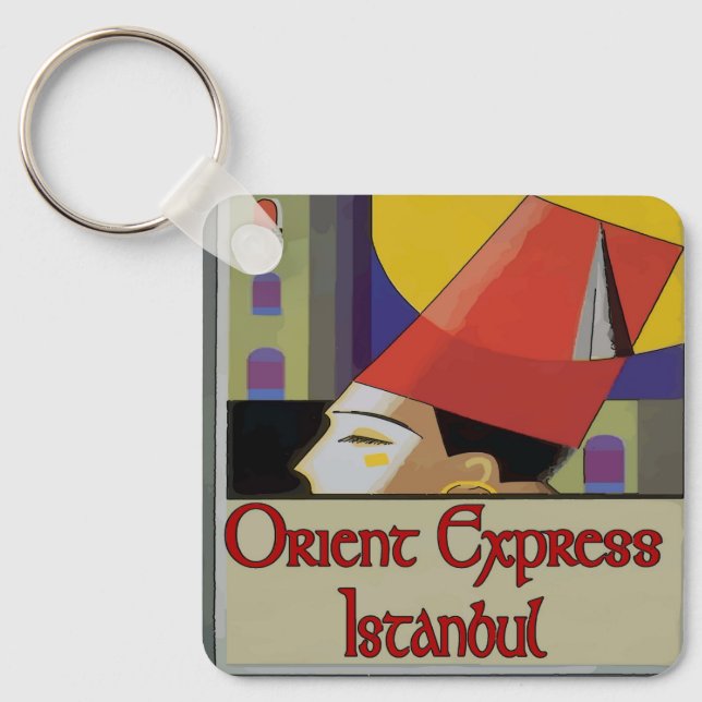 Orient Express Istanbul,Key or Luggage Key Ring (Front)