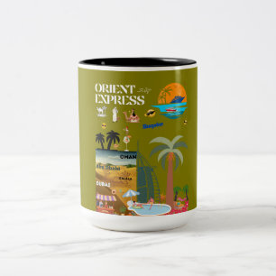 Orient Express Klassische, weiße Tasse, 325 ml Zwe Two-Tone Coffee Mug