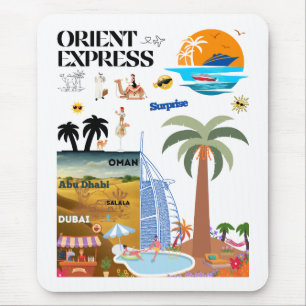 ORIENT EXPRESS MOUSE PAD