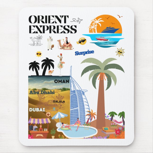 ORIENT EXPRESS MOUSE PAD (Front)