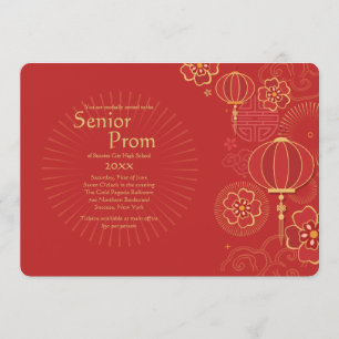 Orient Express Prom Invitation