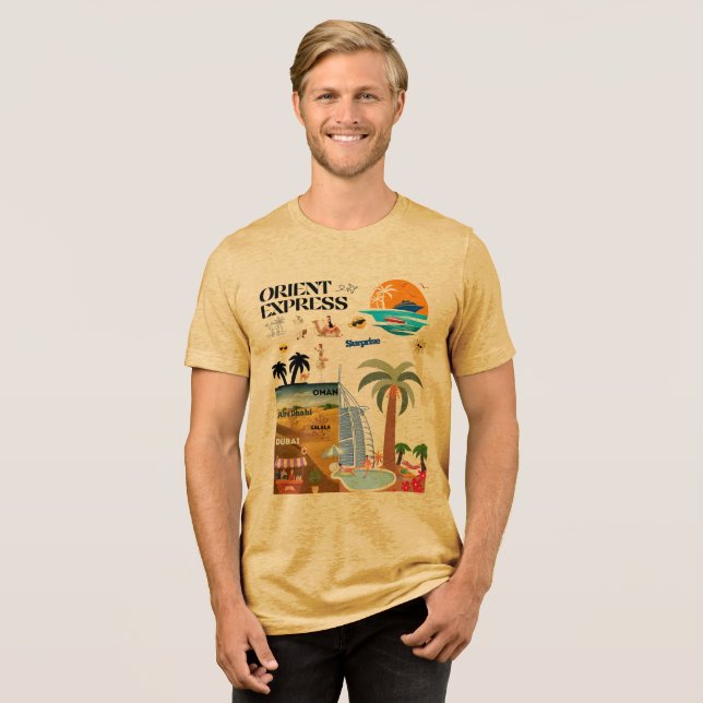 ORIENT EXPRESS Tri-Blend SHIRT (Front Full)