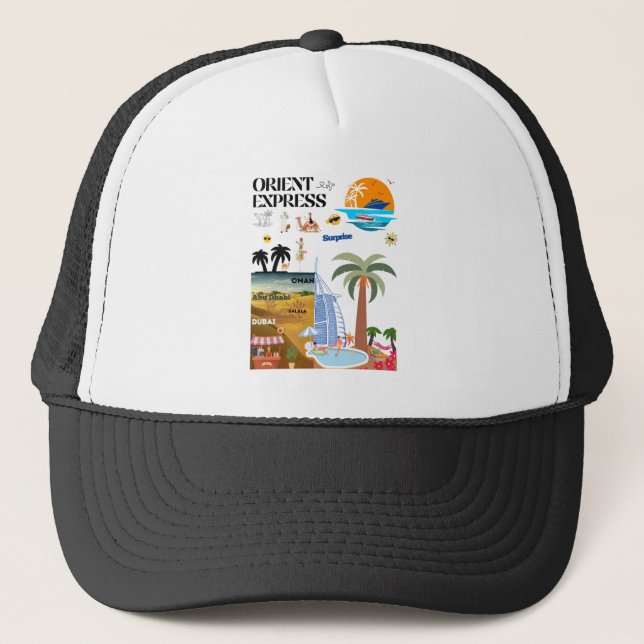 ORIENT EXPRESS TRUCKER HAT (Front)