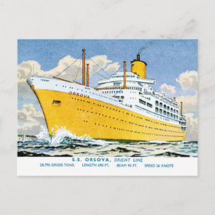 Orient Line's Orsova Postcard