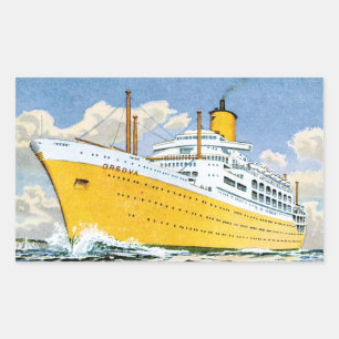 Orient Line's Orsova Rectangular Sticker