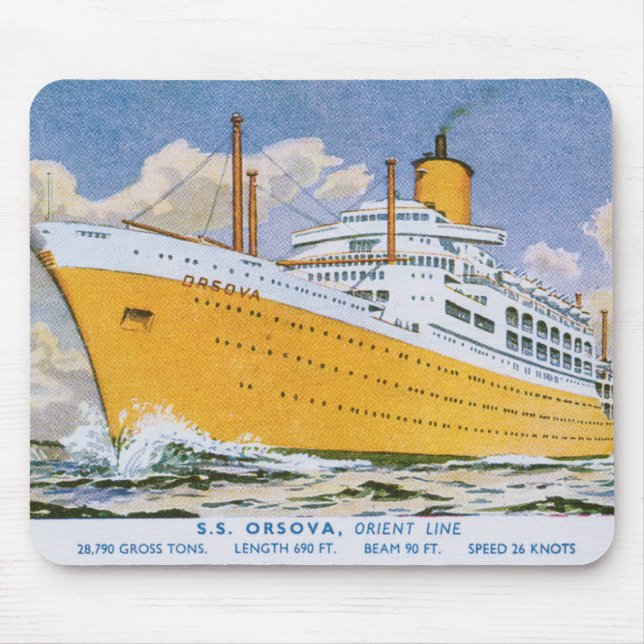 Orient Line's ss Orsova Mousepad (Front)