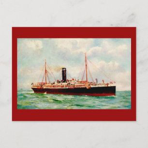 ORIENT-PACIFIC LINE R.M.S. "ORONTES" 1905 POSTCARD