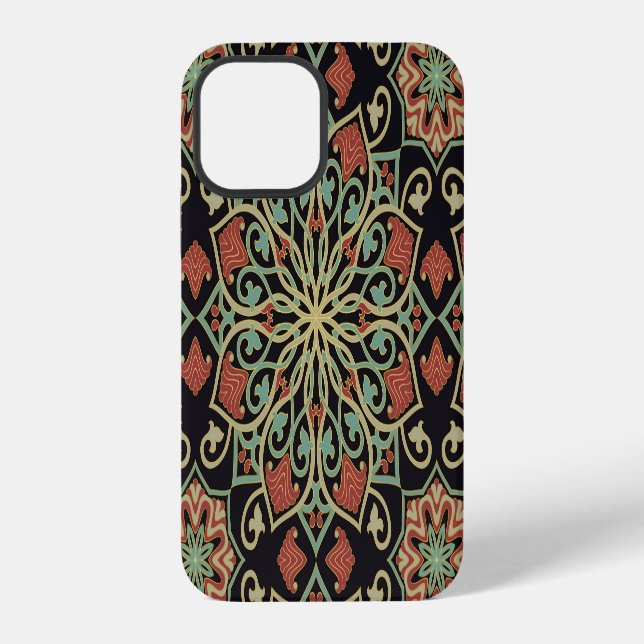 Oriental Abstract Colourful Background iPhone Case (Back)