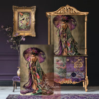 Oriental Aesthetics Japanese Geisha Portrait Art