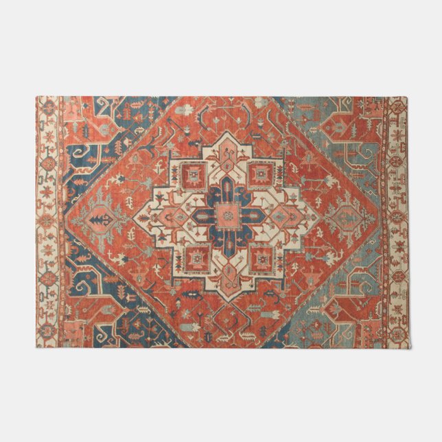 ORIENTAL ANTIQUE DESIGN DOORMAT (Front)
