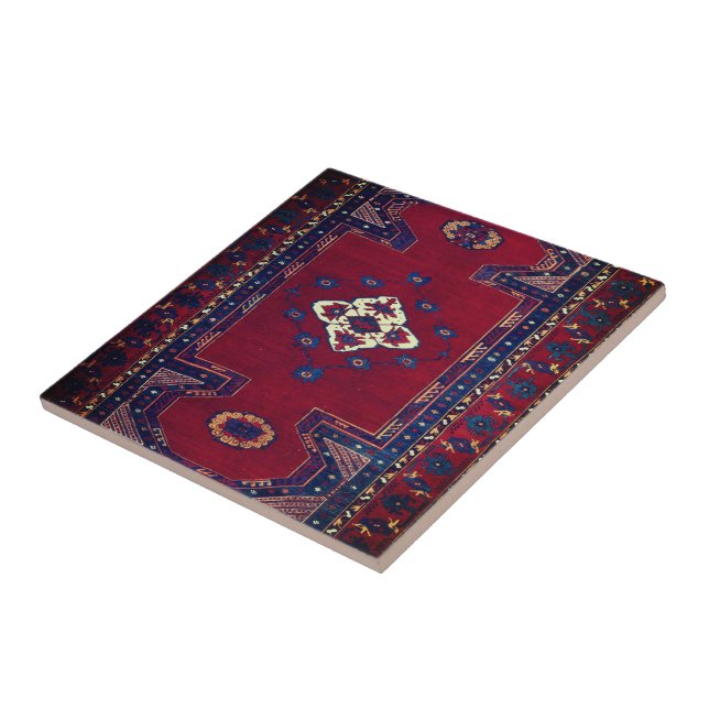 Oriental Antique Kilim Rug Ceramic Tile (Side)