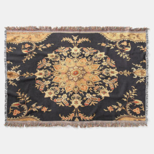Oriental Antique Persian Turkish  Carpet Rug Throw Blanket