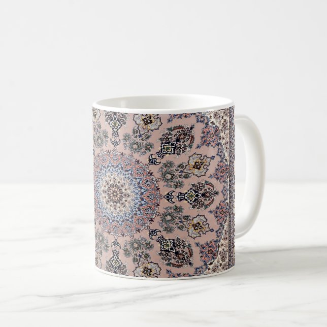 Oriental Antique Persian Turkish Rug Carpet Coffee Mug (Front Right)