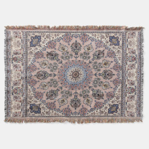 Oriental Antique Persian Turkish Rug Carpet Throw Blanket
