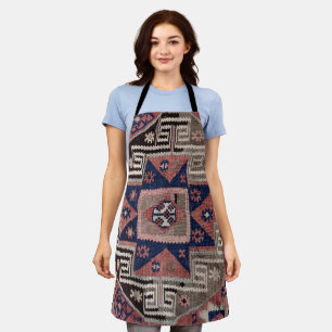 Oriental Antique Red Kilim Rug    Apron