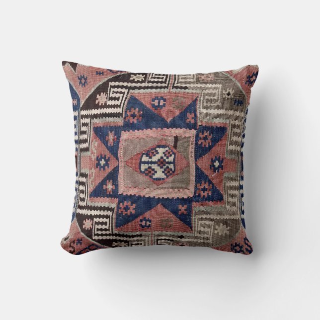 Oriental Antique Red Kilim Rug   Cushion (Front)