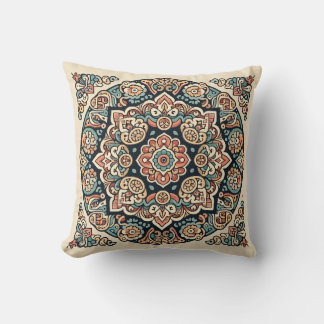 Oriental Arabesque Majestic Motifs Cushion