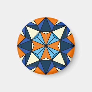 Oriental Arabic Geometric Seamless Pattern Magnet