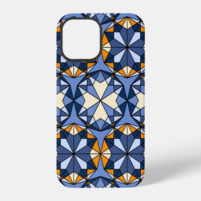 Oriental arabic ornament seamless pattern iPhone case (Back)
