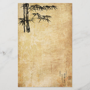 Oriental Bamboo III Stationery