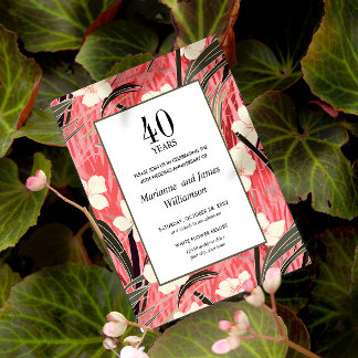 Oriental Bamboo Japanese Flower 40TH Anniversary 