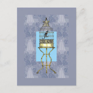 Oriental Birdcage Postcard